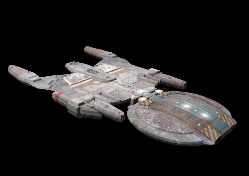 Spaceship vector illustration