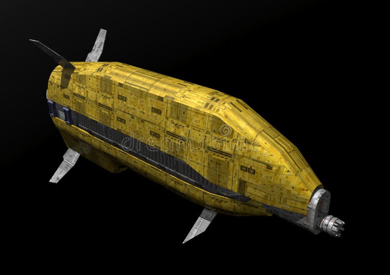 Spaceship royalty free illustration