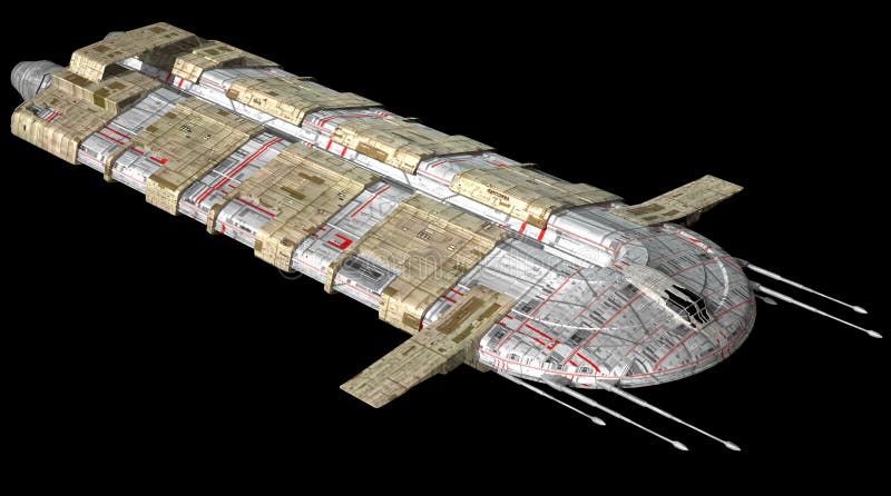 Spaceship vector illustration