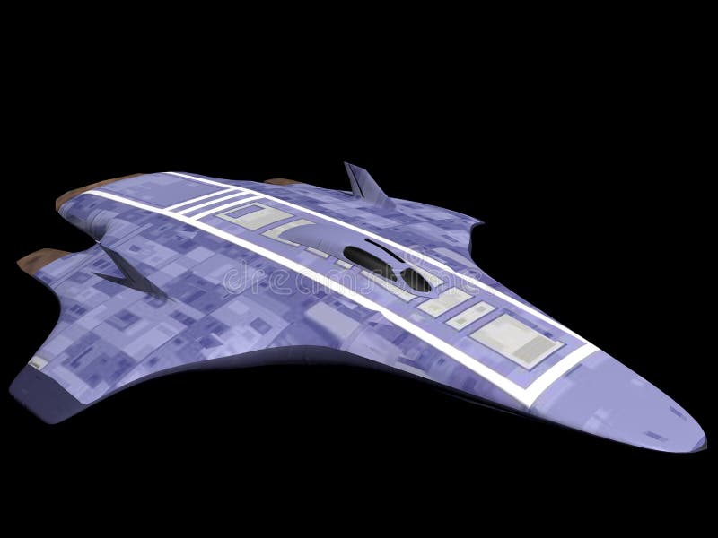 Spaceship stock illustration