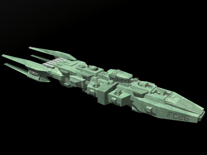 Spaceship vector illustration