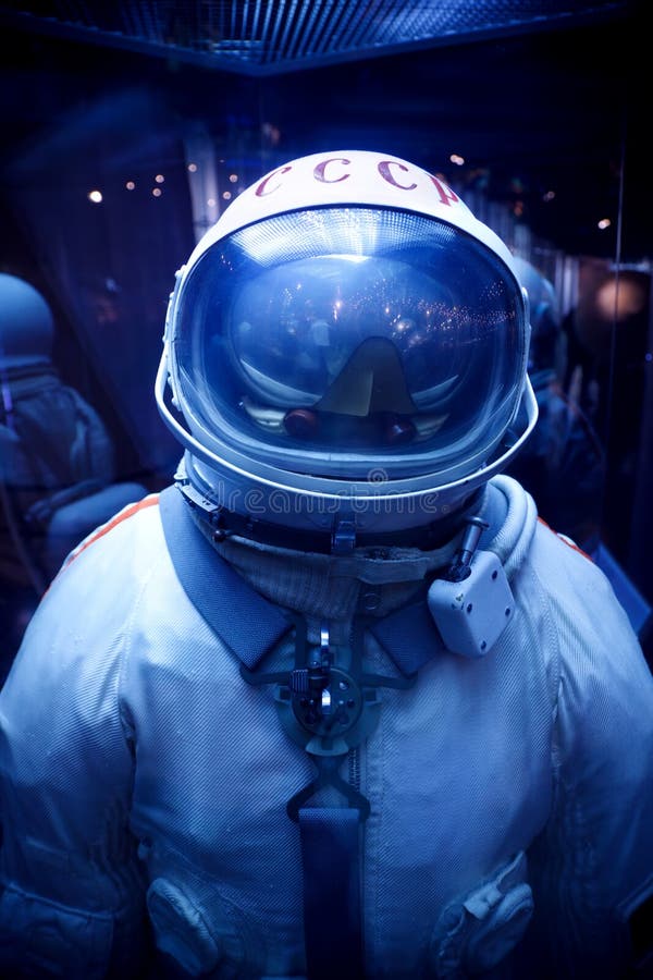 Spacesuit sowiecki symbolics Ussr obrazy stock