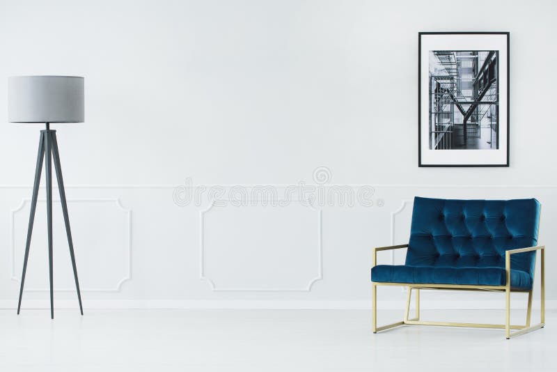 Spacious bright room royalty free stock photography