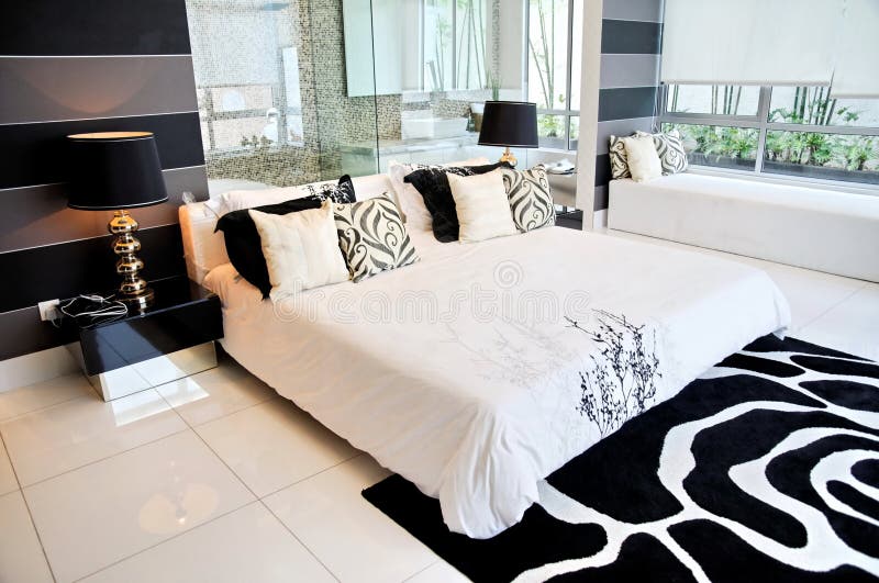 Spacious master bedroom in a condominium