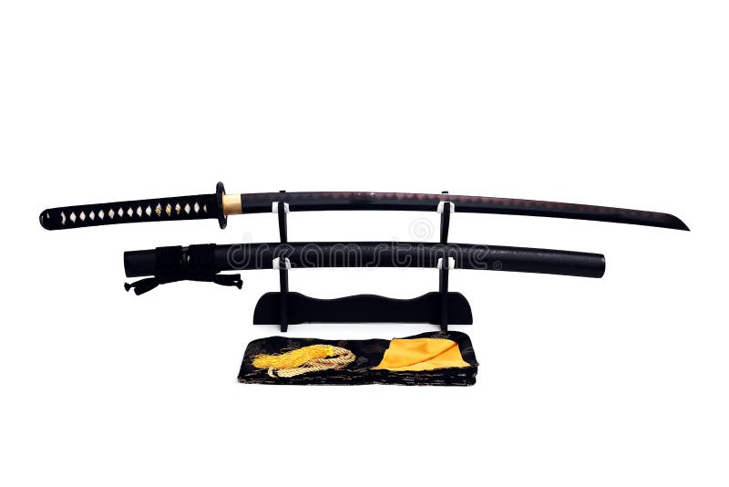 Supporto Da Parete Per Spade Samurai - 4 Livelli Velluto Rosso | Porta Katana Decorativo Con Drago - Foto 8