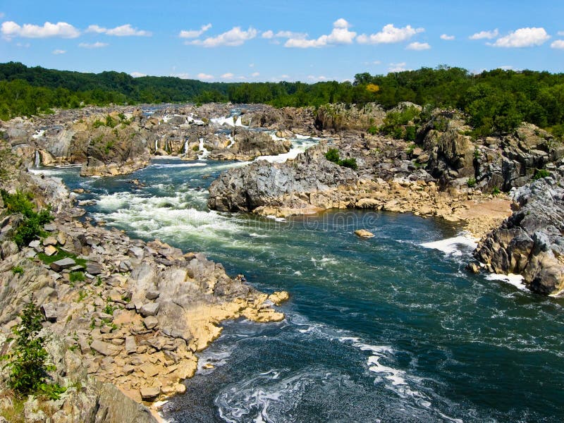 spadać wielki parkowy Potomac rzeki stan Virginia zdjęcia royalty free spadać wielki parkowy Potomac rzeki stan Virginia zdjęcia royalty free