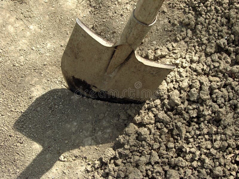 Spade stock photo. Image of earth, hoeing, tillage, ground 14024100