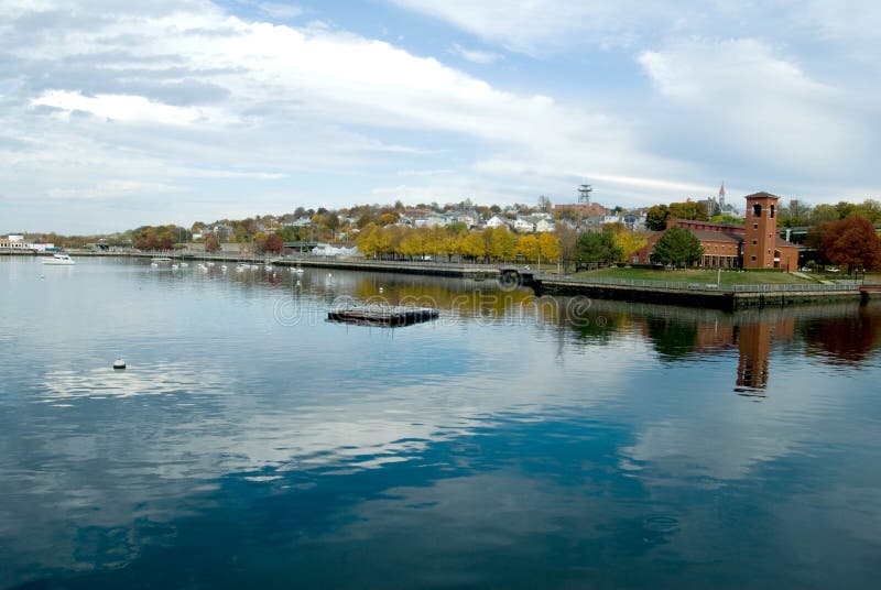 Spadek rzeka, Massachusetts fotografia stock Spadek rzeka, Massachusetts fotografia stock