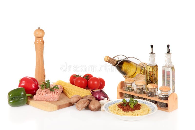 Spaghetti Bolognaise Ingredients Stock Image Image Of Pasta White Spaghetti Bolognaise Ingredients Stock Image Image Of Pasta White