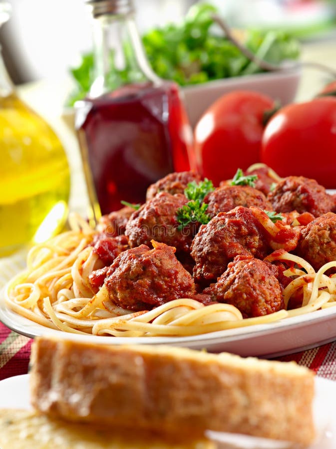 Spaghetti dinner stock image. Image of fresh, natural - 14634061