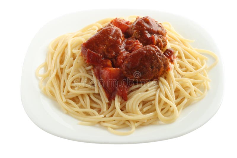 Spaghetti with meatballs