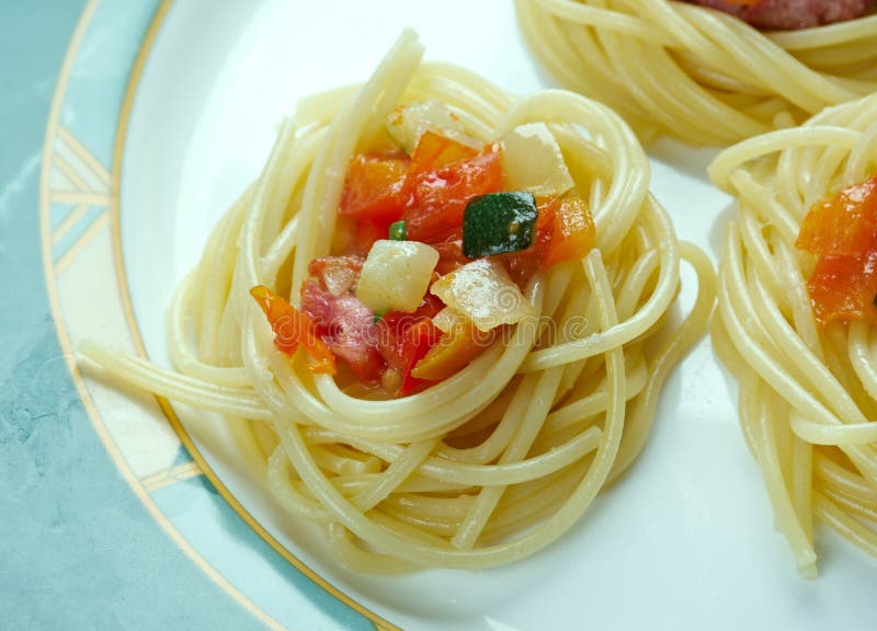 cooked spiral noodles cooked spiral noodles