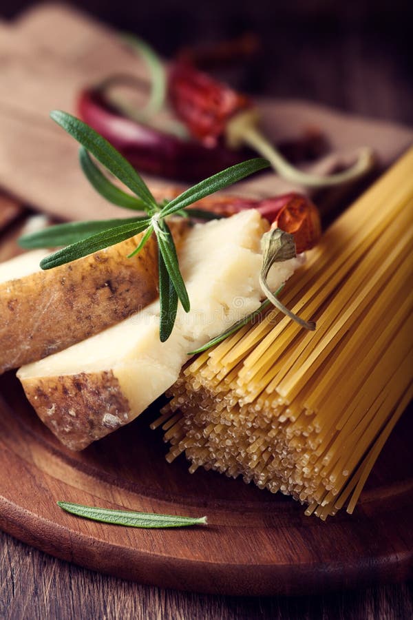 Pecorino Cheese at Market, Vintage Image Stock Photo Image of food
