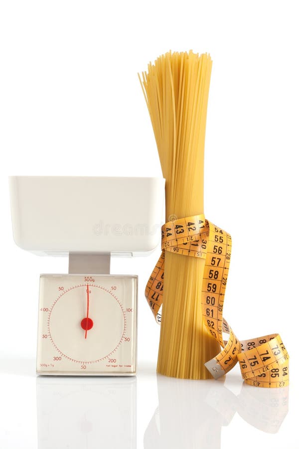 Spaghetti Measure (isolated On White) Stock Photo Image of food, centimeter 11345736