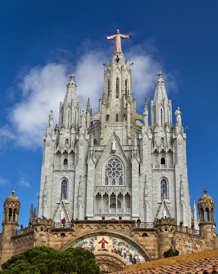 Spain Barcelona Temple de Sagrat Cor Tibidabo