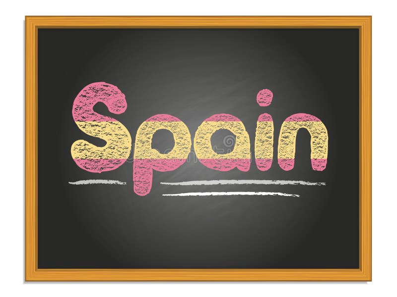 Lettering Spain Flag Stock Illustrations – 485 Lettering Spain