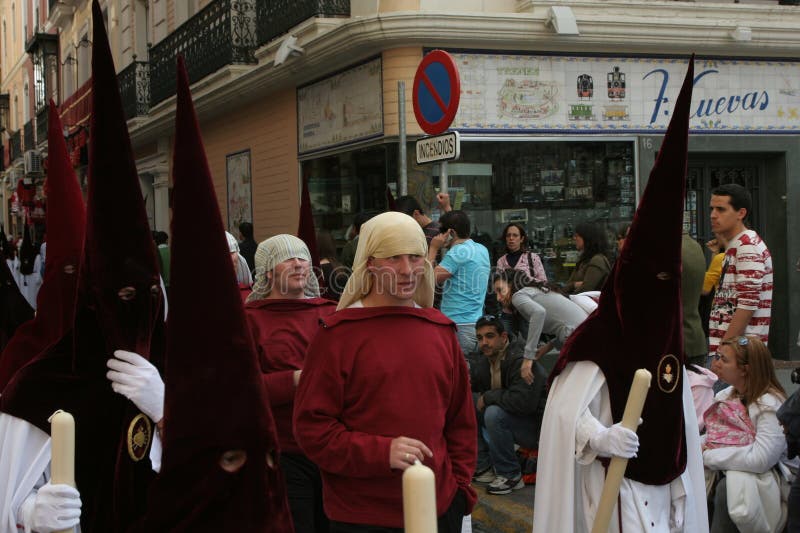 Virgen Del Rocio, Holy Week In Seville Stock Photo, Picture and Royalty  Free Image. Image 52015093.