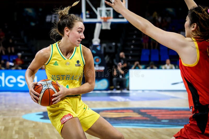 Alanna Smith in action during basketball match AUSTRALIA vs CHINA