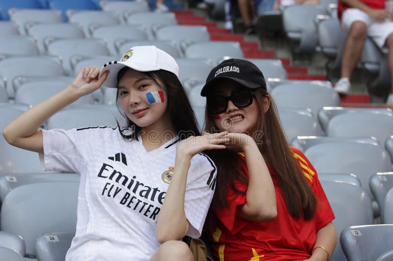 Spain Vs France. Uefa Euro 2025 Germany Editorial Image Image of