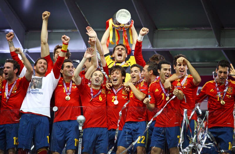 Spain The Winner Of UEFA EURO 2012 Editorial Photography Image of