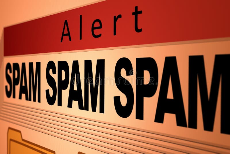 Spam Alert vector illustration