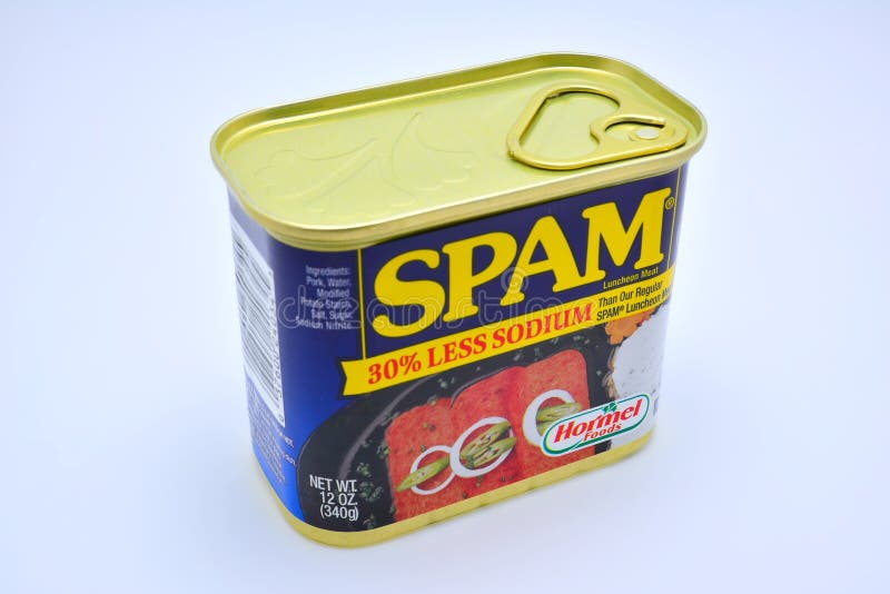 Spam Luncheon Meat Can in the Philippines Editorial Photo Image of