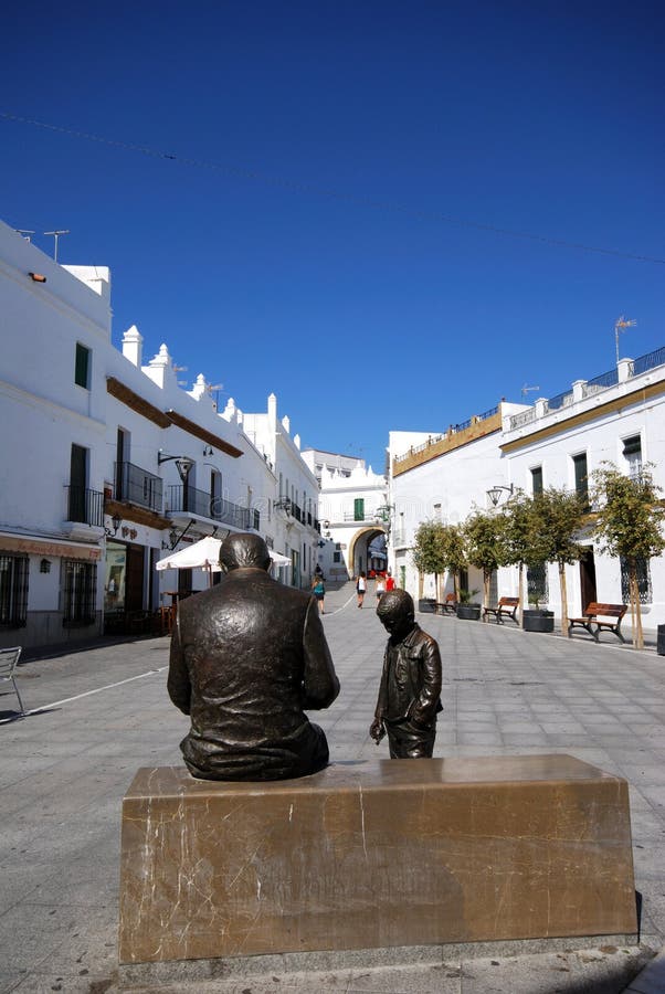 Square in Conil De La Frontera, White Town in Costa De La Luz, Cadiz  Province, Editorial Photo - Image of town, outdoors: 177854501