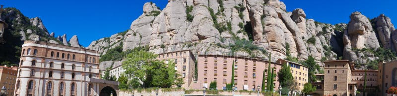 Spanien, Barcelona, Santa Maria de Montserrat'Ž Abbey stockfoto Spanien, Barcelona, Santa Maria de Montserrat'Ž Abbey stockfoto