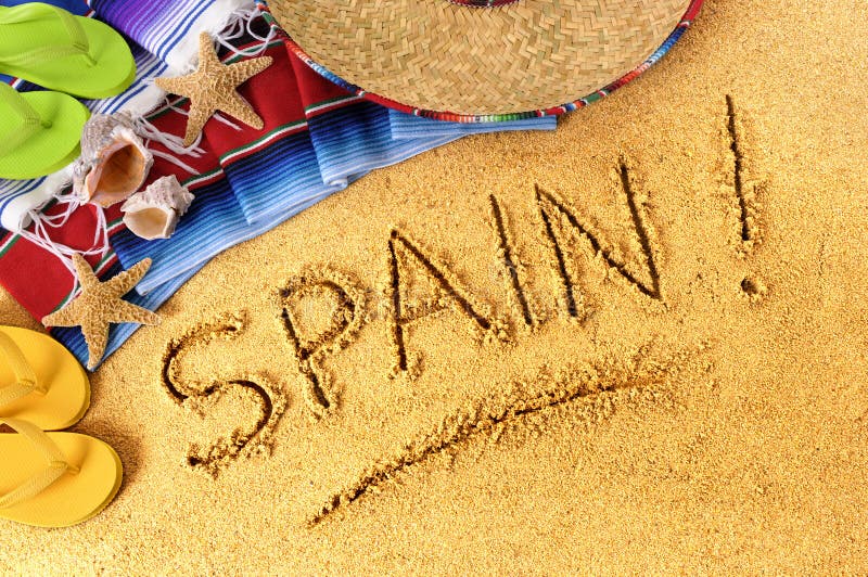Spanien strand arkivfoton Spanien strand arkivfoton