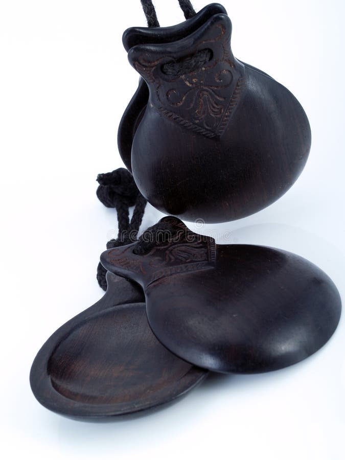 HONMEET Spanische Kastagnetten Aus Holz - Traditionelles Rhythmus-Instrument Für Musikunterricht