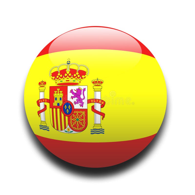 Spanische Markierungsfahne lizenzfreie abbildung Spanische Markierungsfahne lizenzfreie abbildung