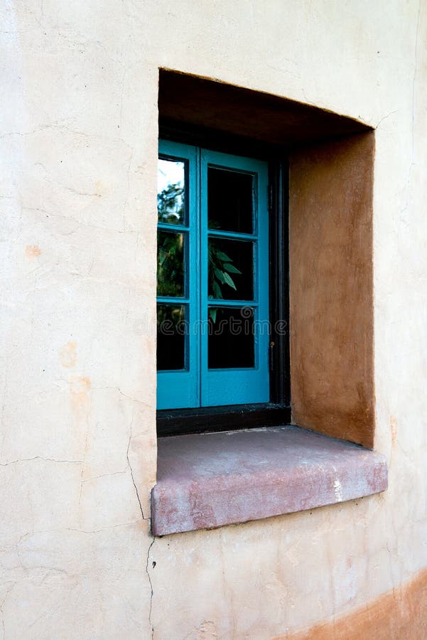 Spanisches ArtArchitekturHausFenster Stockbild Bild