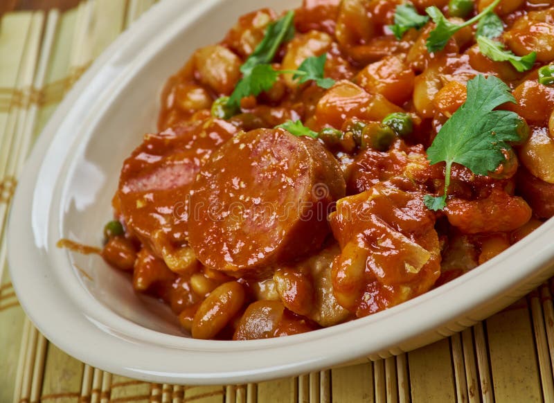 Spanish beans stock image. Image of bread, horizontal 105705571