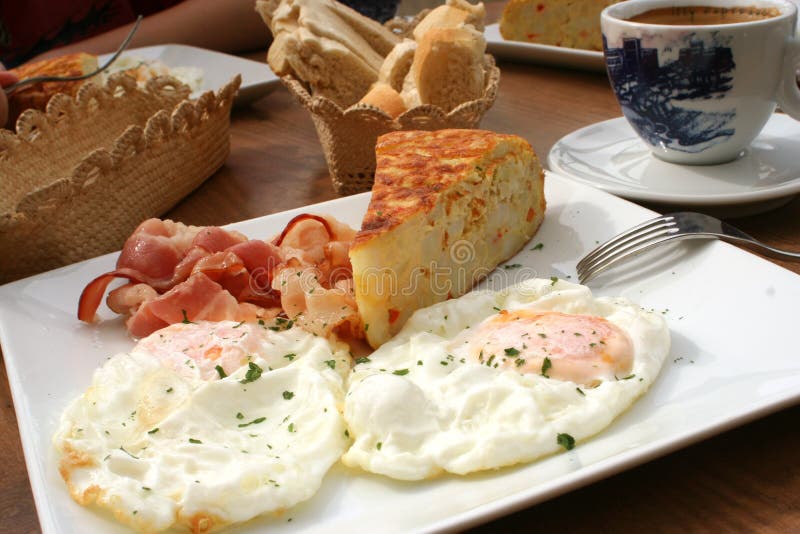 Spanish breakfast stock photo. Image of breakfast, beverages 696386