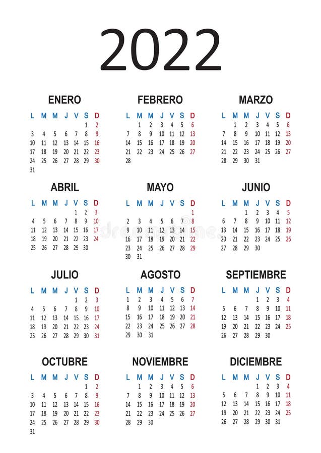 Calendário 2022