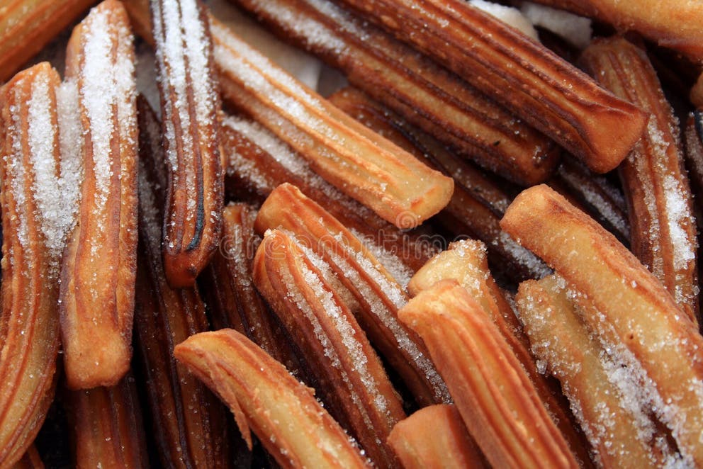 Spanish Churros stock photo. Image of