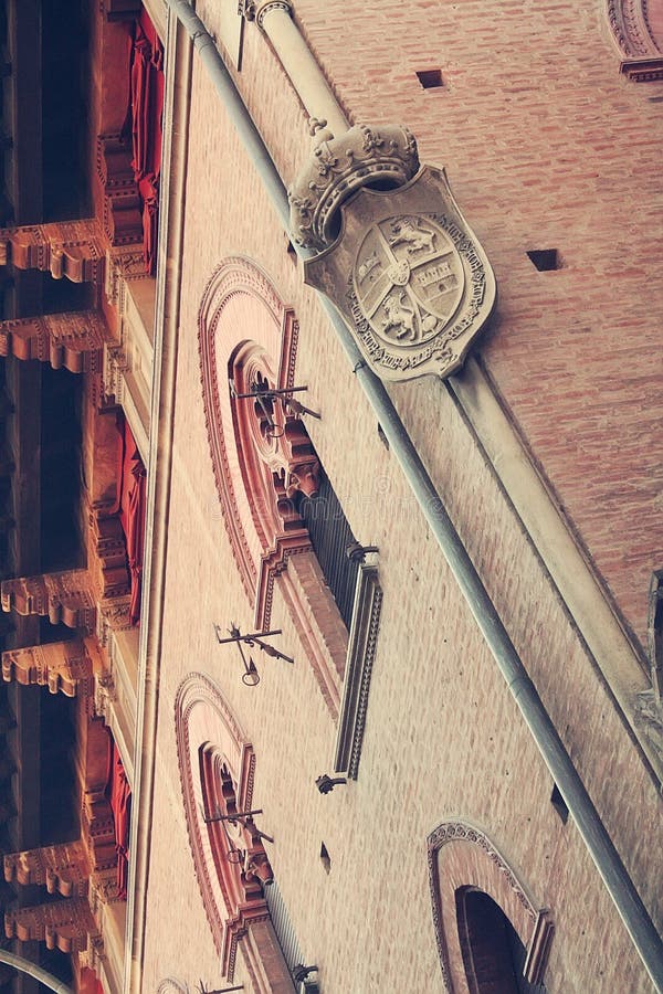 Spanish College in Bologna. Italy Stock Image Image of building