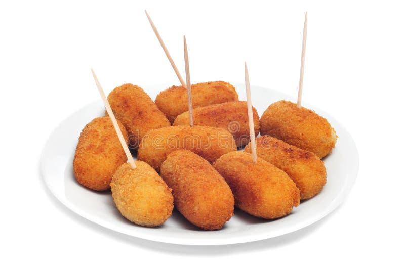 Spanish croquettes stock photo. Image of gastronomy, food 27058450