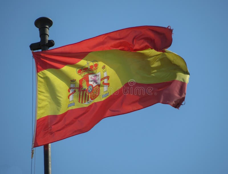 Spanish Flag of Spain stock image. Image of spain, nation 93126253