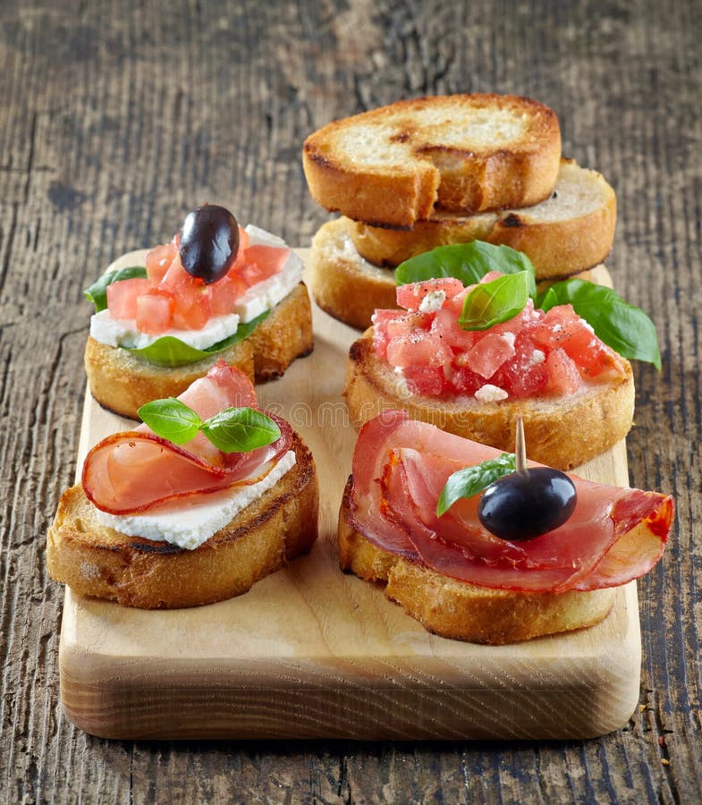 Spanish food tapas stock image. Image of board, green 40849793