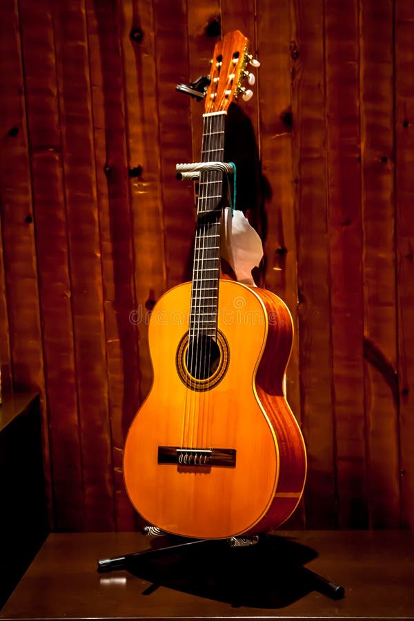 Spanish guitar stock photo. Image of spain, wooden, string 26221346