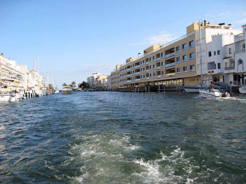 Spanish marina editorial photo. Image of ampuria, leisure 44436611