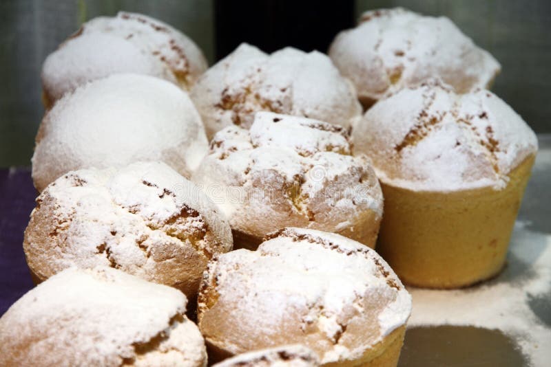 Spanish muffins stock photo. Image of sugar, magdalenas 53155558
