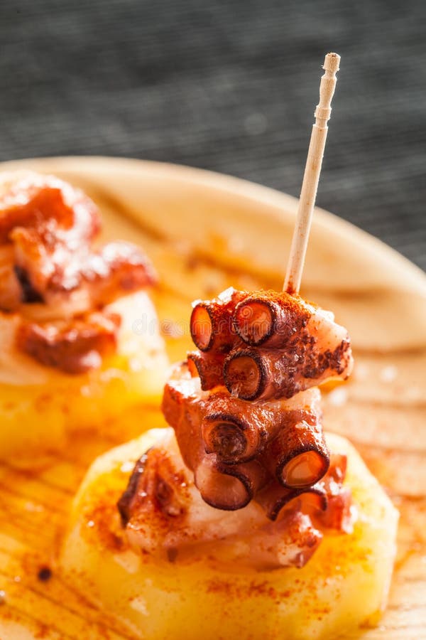 Spanish octopus stock photos