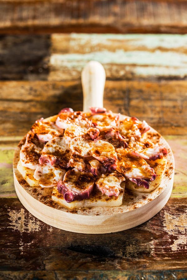 Spanish octopus royalty free stock photography