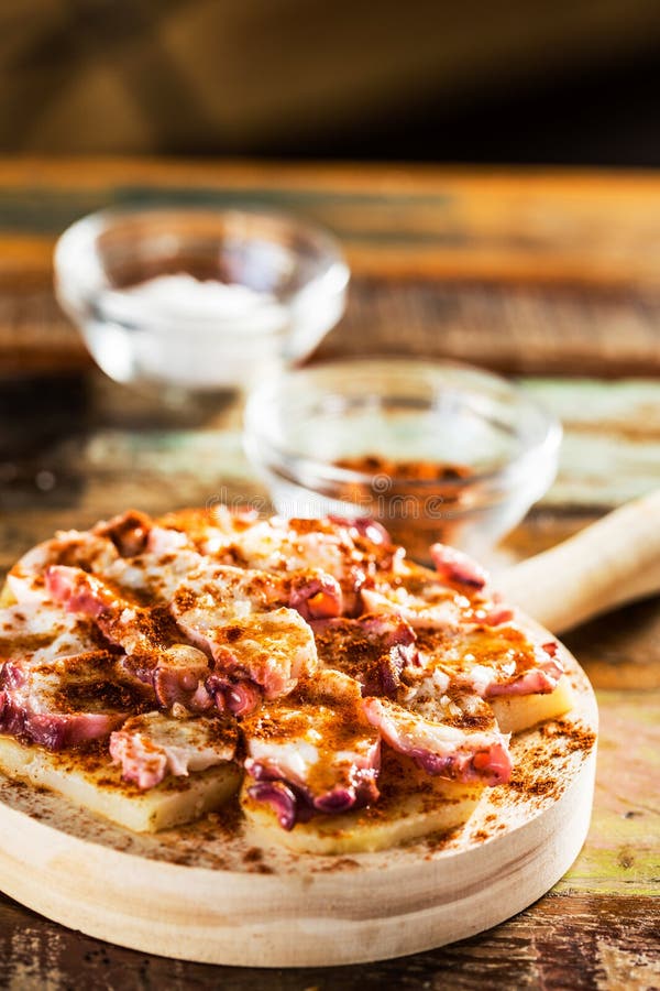 Spanish octopus royalty free stock photos