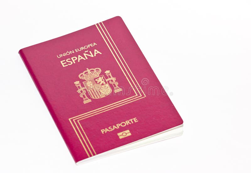 Spanish passport stock image. Image of identification 3622461