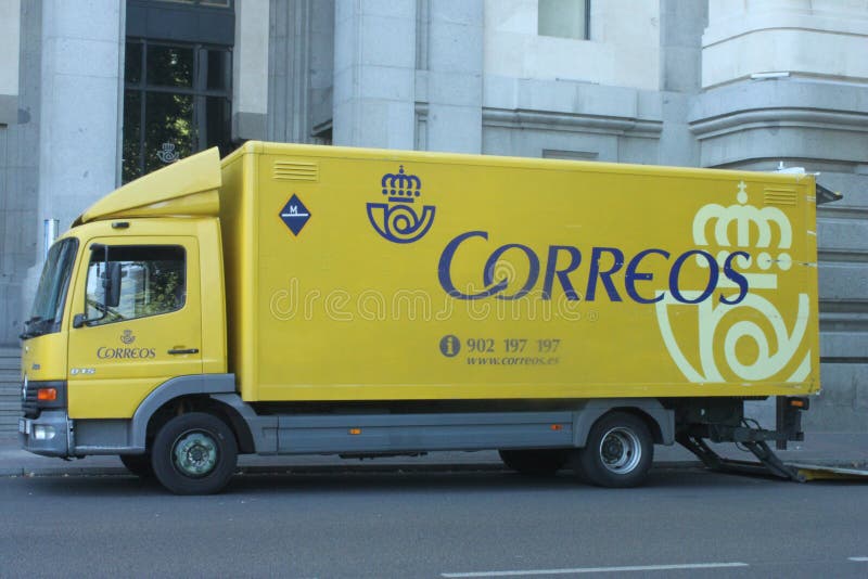 Spanish Post Delivery Truck Editorial Image - Image of freight, correos:  57285965