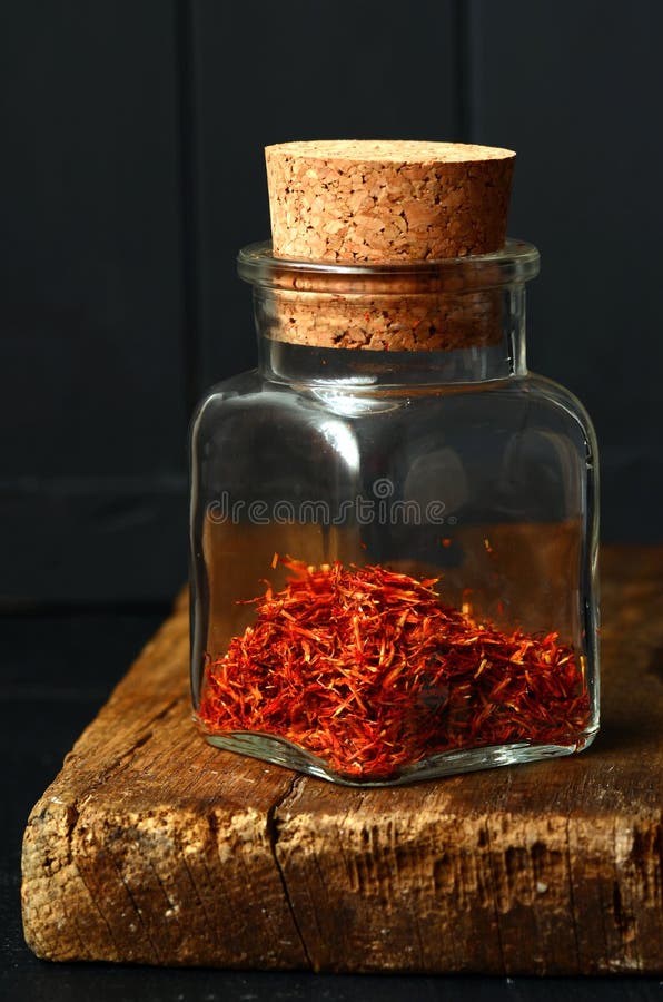 Spanish Saffron Treads Super Macro Shot Stock Photo Image of spanish