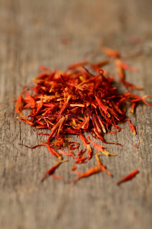 Spanish Saffron spice stock image. Image of spicy, closeup 67787377